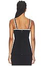 view 3 of 4 Anais Bow Top in Black