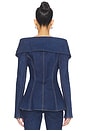 view 4 of 4 Jordan Denim Top in Blue