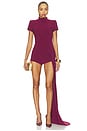 view 1 of 4 Pippa Top in Burgundy
