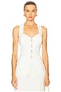 view 1 of 4 Zoe Waistcoat in White