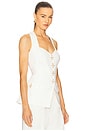 view 2 of 4 Zoe Waistcoat in White