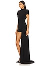 view 3 of 4 Top With Drape in Black