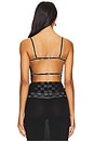 view 4 of 6 Embellished Woven Leo Top in Black