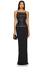 view 5 of 6 Embellished Woven Leo Top in Black