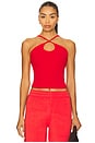 view 1 of 4 Surya Wool Tank Top in Crimson