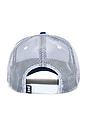view 2 of 4 Summerland Brim Trucker Hat in White & Blue
