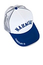 view 4 of 4 Summerland Brim Trucker Hat in White & Blue