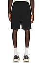 view 2 of 4 Varsity Baggy P.e Short in Black Mesh