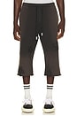 view 1 of 7 Flower Patch Long Sweat Short in Aged Black