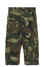 view 2 of 6 Pleated Cargo Shorts in Camo