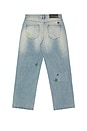 view 2 of 6 Bandaid Baggy Jeans in Light Wash