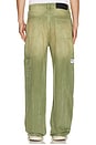 view 3 of 5 Gardener Utility Jean in Army Green