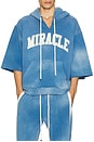 view 3 of 4 Miracle Cut Off Hoodie in Worn Blue