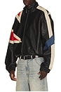 view 4 of 7 MVP Leather Bomber in Black
