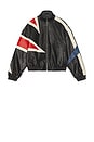 view 7 of 7 MVP Leather Bomber in Black