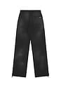 view 2 of 5 CALÇA DE MOLETOM LARGAS DES NATIONS in Aged Black