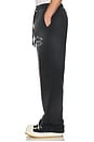 view 4 of 5 CALÇA DE MOLETOM LARGAS DES NATIONS in Aged Black