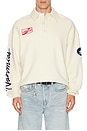 view 4 of 5 Polo Henley Shirt in Egg White