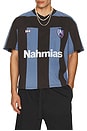 view 4 of 5 Soccer Jersey in Blue Ocean Stripe