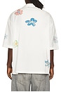 view 2 of 5 Super Bloom Cropped Short Sleeve Shirt in White