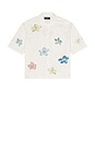 view 4 of 5 Super Bloom Cropped Short Sleeve Shirt in White