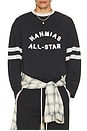 view 1 of 5 All Star Varsity Long Sleeve in Worn Black