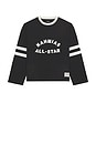 view 4 of 5 All Star Varsity Long Sleeve in Worn Black