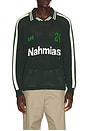 view 1 of 5 Long Sleeve Soccer Jersey in Seaweed