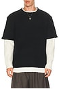 view 1 of 4 Layered Sweater in Black