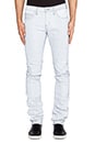 view 4 of 4 Skinny Guy 12oz Reflective Denim in Silver & Grey