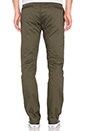 view 3 of 3 PANTALON CHINO SLIM STRETCH EN TWILL in Khaki Green