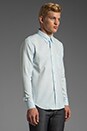 view 2 of 6 Slim Shirt 4 oz in Pale Blue Air in Pale Blue Air Twill