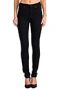 view 1 of 6 The High Skinny in Lightweight Black Super Stretch