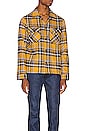 view 1 of 6 Work Shirt in Yellow & Blue Flannel