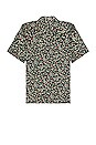 view 2 of 3 Fruit Print Aloha Shirt in Navy