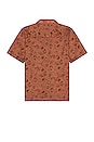 view 2 of 3 Flora Sketches Aloha Shirt in Red