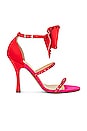 view 1 of 5 Malkia Sandal in Red & Pink