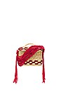 view 1 of 5 SAC ROGE SMALL MACRAME STRAP in Off White & Red