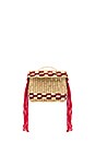 view 2 of 5 SAC ROGE SMALL MACRAME STRAP in Off White & Red