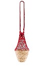 view 2 of 4 Paki Fishnet Tote in Red