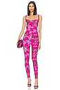 view 1 of 3 Fonda Jumpsuit in Abstract Pink
