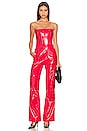 view 1 of 3 Giselle Jumpsuit in Pigalle Red