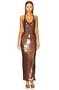view 1 of 4 Coralie Dress in Vanille Antique