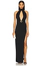 view 1 of 3 Nessa Dress in Taurus Black