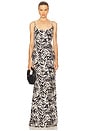 view 1 of 3 The New Arrivals by Ilkyaz Isis Maxi Dress in Zebra Exotique