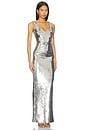 view 2 of 4 Manu Sequin Maxi Dress in Infini