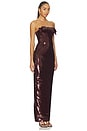 view 2 of 4 ROBE SISU in Deep Merlot