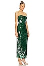 view 2 of 4 Monique Strapless Dress in Vert Obscure