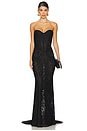 view 1 of 3 Evelyn Gown in Derri?re Noir