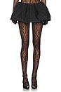 view 1 of 6 GALINA 미니 스커트 in Obsidian Black